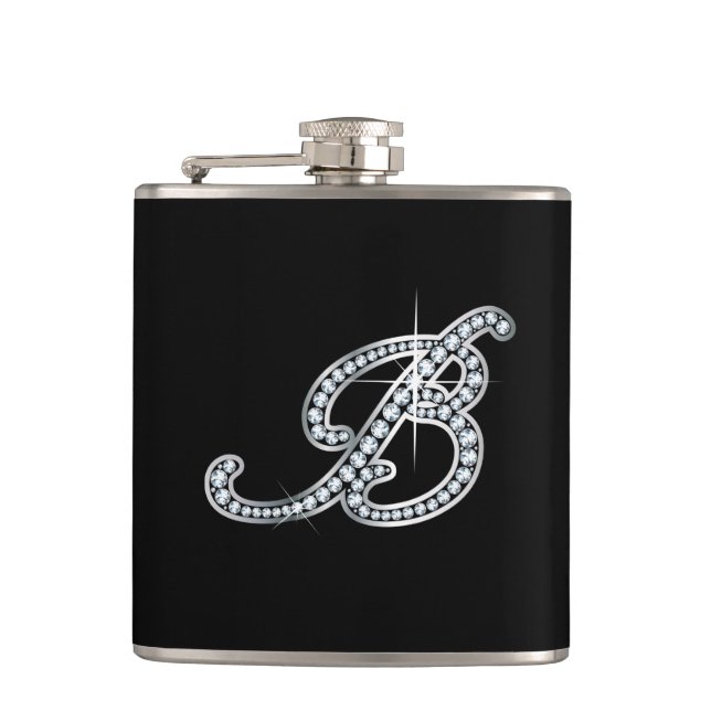 Cantil B Script "Diamond Bling" (Frente)