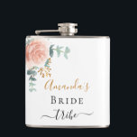 Cantil Bachelorette floral de eucalipto cor-de-rosa, nobr<br><div class="desc">Para um chá de panela ou uma spa de solteira e um fim de semana de bem-estar. Um fundo branco chic. Decorados com ouro rosa, floral cor-de-rosa pincelado, flor (rosa) e folhas de eucalipto de cor aquosa verde, galhardetes, verde-verde e um cinturão de ouro falso. Personalize e adicione o nome...</div>