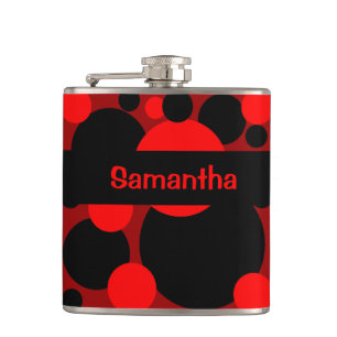 Cantil Balão bebendo do círculo preto vermelho