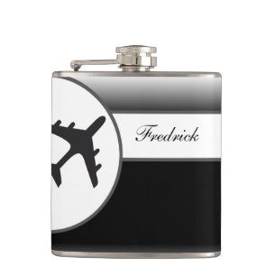 Cantil Balão branco preto de avião, de classe, adaptado