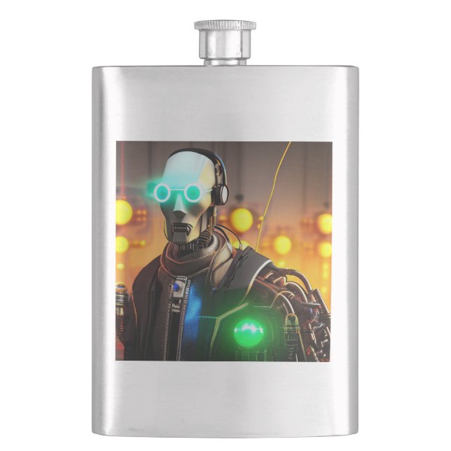 Cantil Balão de aço inoxidável robô 2 (Frente)