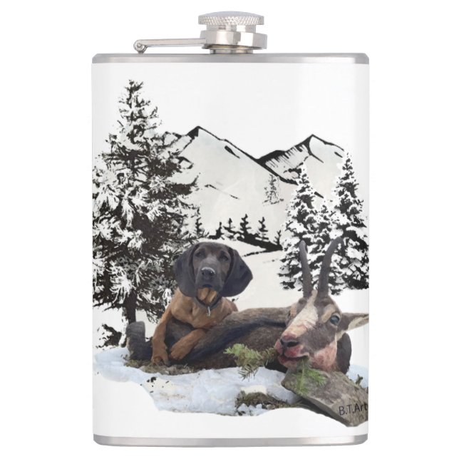 Cantil Balão de caça de cabras de montanha (Frente)