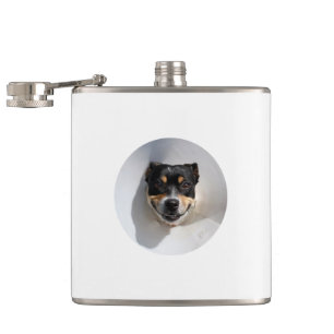 Cantil Balão de cão sorridente e engraçado