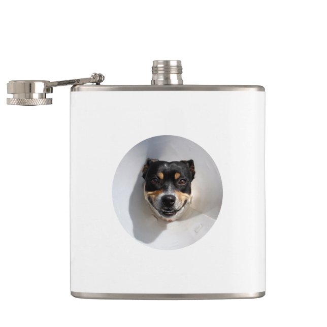 Cantil Balão de cão sorridente e engraçado (Aberto)