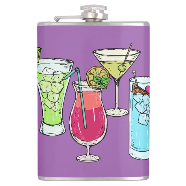 Cantil Balão de designação personalizada de cocktails de  (Frente)