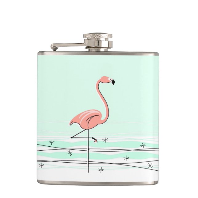 Cantil Balão de Flamingo Aqua embalado (Frente)