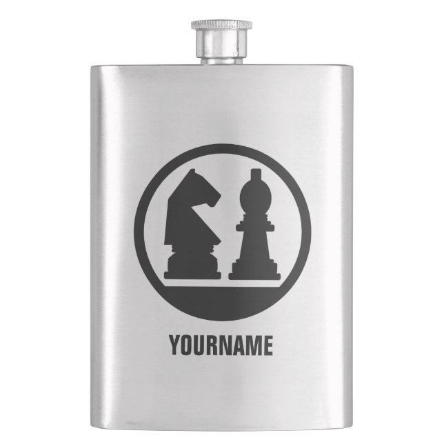 Cantil Balão de monograma personalizado CHESS (Frente)