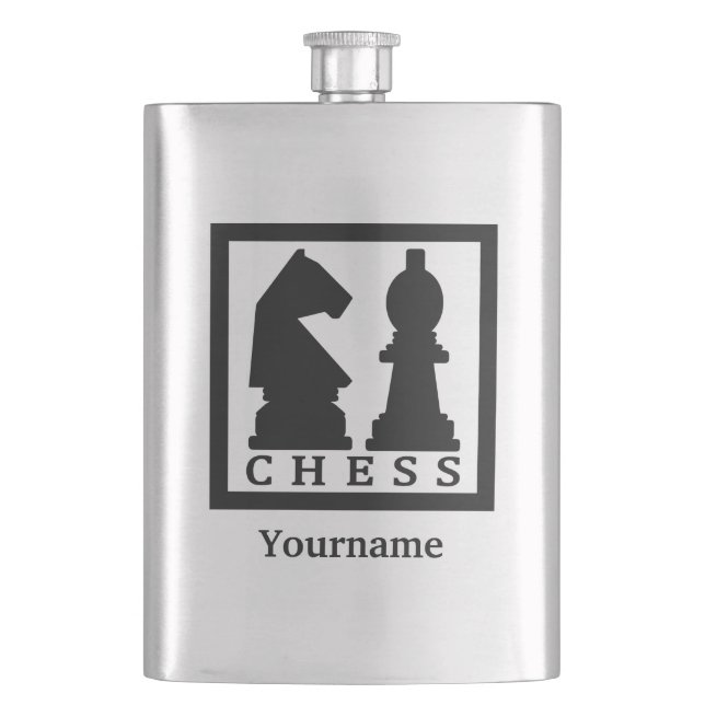 Cantil Balão de monograma personalizado CHESS (Frente)