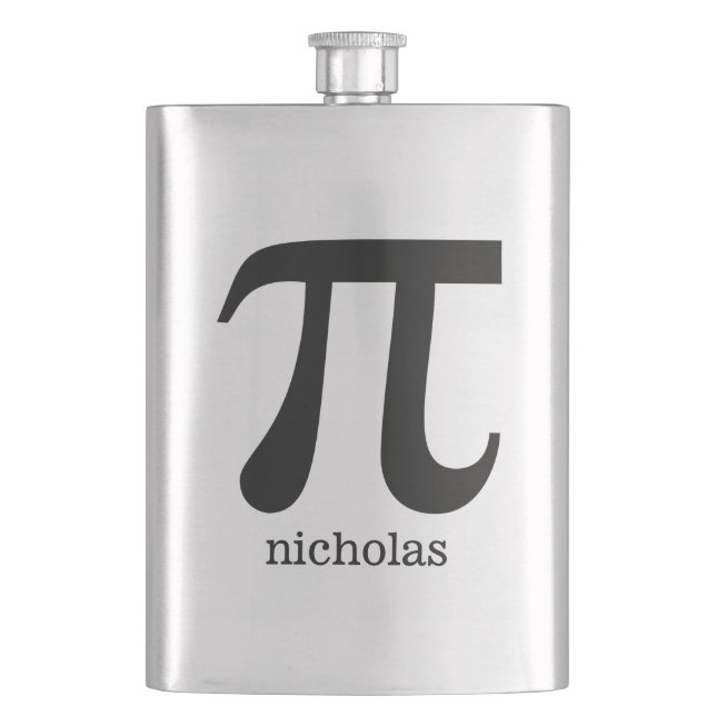 Cantil Balão de monograma personalizado Pi (Frente)