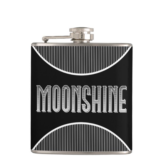 Cantil Balão de Vinilo Molhado de Moonshine (Frente)