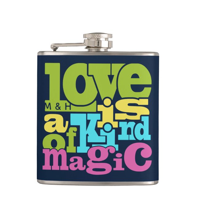 Cantil Balão monograma personalizado de amor mágico (Frente)