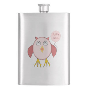 Cantil Balas de Coruja-Bebê-Rosa-Bonita