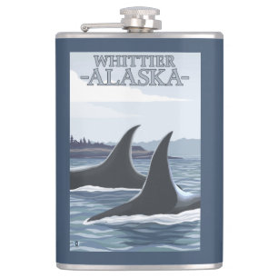 Cantil Baleias #1 da orca - Whittier, Alaska