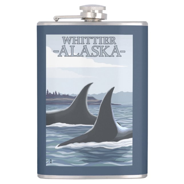 Cantil Baleias #1 da orca - Whittier, Alaska (Frente)