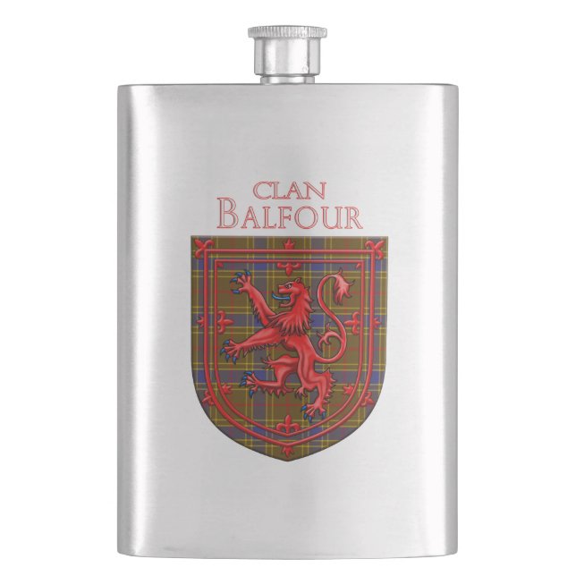 Cantil Balfour Tartan Scottish Xadrez Lion Rampant (Frente)