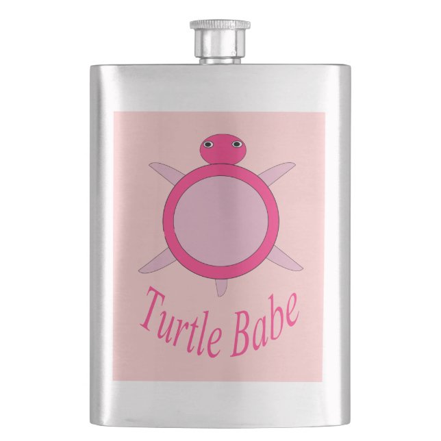 Cantil Balões de Bebê, Tartaruga Rosa, Rosa, Bonitos (Frente)
