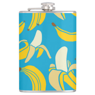 Cantil Bananas amarelas, padrão de fundo azul