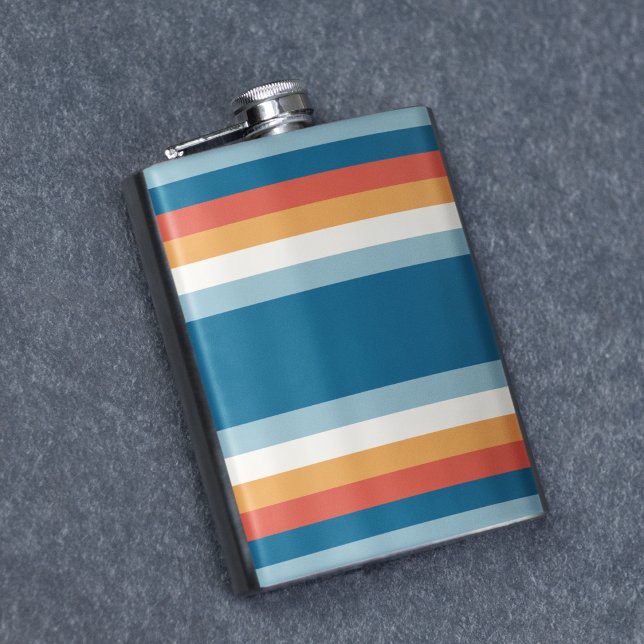 Cantil Bandas Uniformes Azuis (flask)