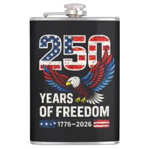 Cantil bandeira americana do aniversário de 250 anos