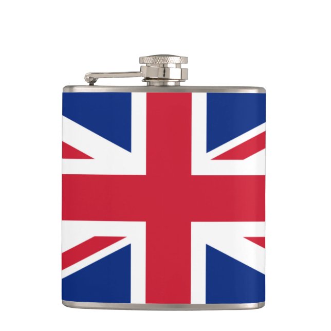 Cantil Bandeira britânica Flask (Frente)