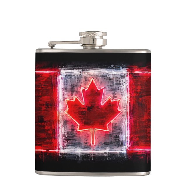 Cantil Bandeira Canadense do Maple (Frente)