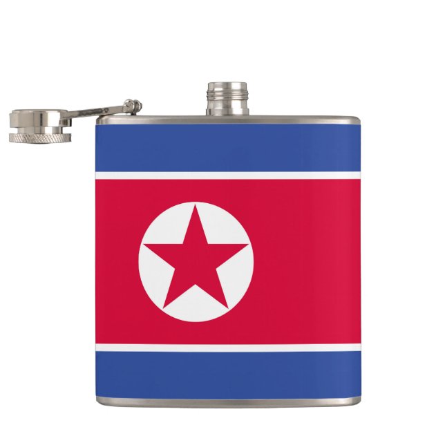 Cantil Bandeira da Coreia do Norte (Aberto)