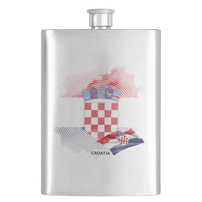 Cantil bandeira da Croácia (Frente)