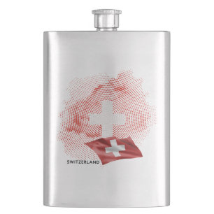 Cantil bandeira da Suíça