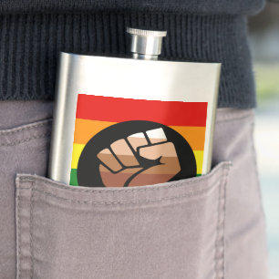 Cantil Bandeira das pessoas queer do SlipperyJoe punho le