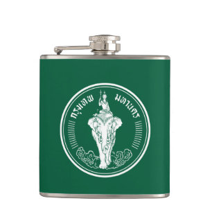 Cantil Bandeira de Bangkok, Tailândia Hip Flask