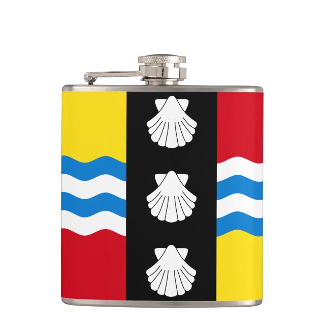 Cantil Bandeira de Bedfordshire Flask (Frente)