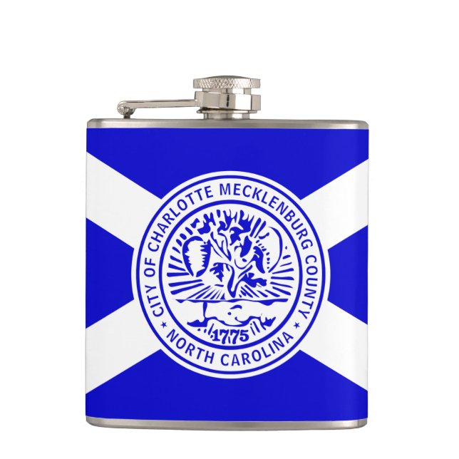 Cantil Bandeira de Charlotte, Carolina do Norte (Frente)