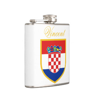 Cantil Bandeira de Croatia personalizada
