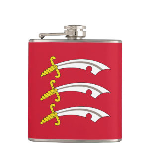 Cantil Bandeira de Essex Flask