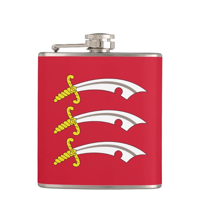 Cantil Bandeira de Essex Flask (Frente)