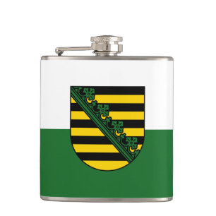 Cantil Bandeira de Hip Flask da Saxónia