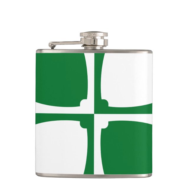Cantil Bandeira de Kirkcudbrightshire Hip Flask (Frente)
