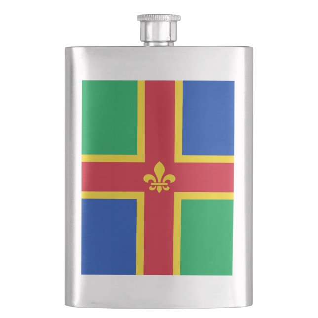 Cantil Bandeira de Lincolnshire Flask (Frente)