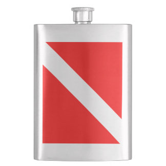 Cantil Bandeira de Mergulho Mergulhador Mergulhador Abaix