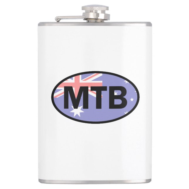 Cantil Bandeira de Mountain Biking na Austrália (Frente)