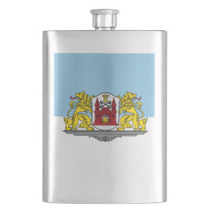 Cantil Bandeira de Riga, Latvia Flask