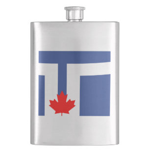 Cantil Bandeira de Toronto, Ontario Flask