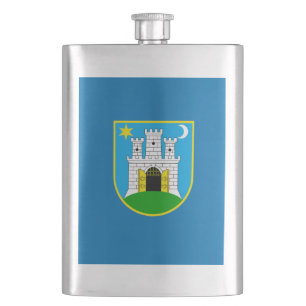 Cantil Bandeira de Zagreb, Croácia Flask