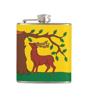 Cantil Bandeira do condado histórico de Berkshire Flask