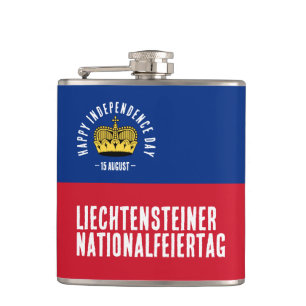Cantil Bandeira do Dia Nacional do Liechtenstein