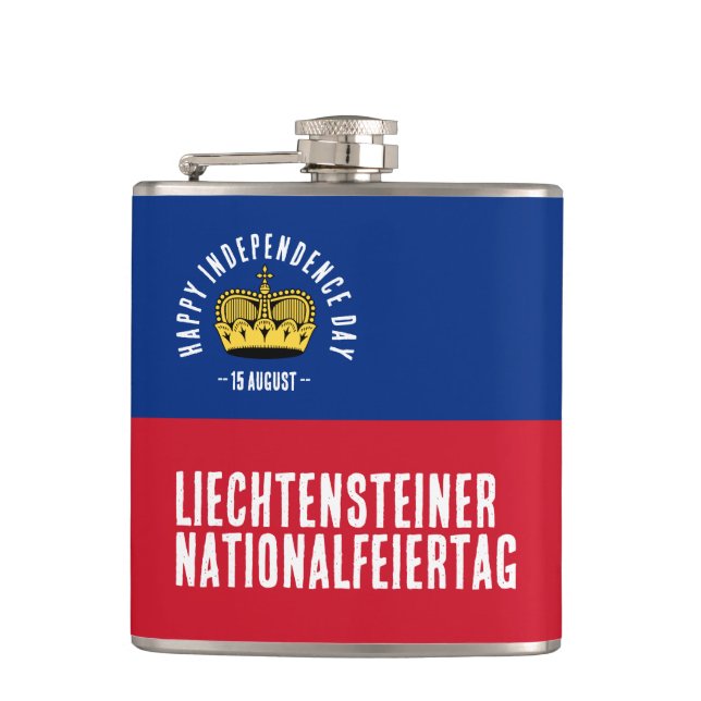 Cantil Bandeira do Dia Nacional do Liechtenstein (Frente)