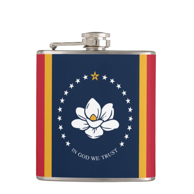 Cantil bandeira do Estado do Mississippi (Frente)