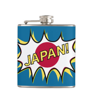 Cantil Bandeira Do Japão Kapow Comic Style Star