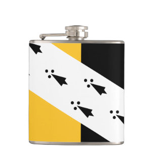 Cantil Bandeira do Norfolk Hip Flask
