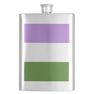 Cantil Bandeira do Orgulho Genderqueer